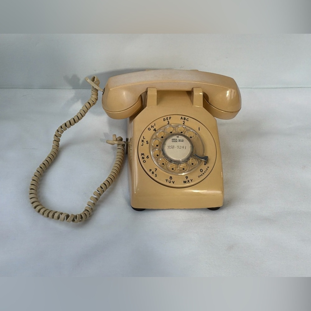 Vintage Western Electric Rotary Desktop Phone C/D 500 Tested !!
